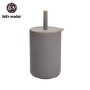 Let'S Make Baby Feeding Cups Cute Cartoon Baby Learning Cups Food Grade For Toddlers & Kids With Silicone Sippy Cup