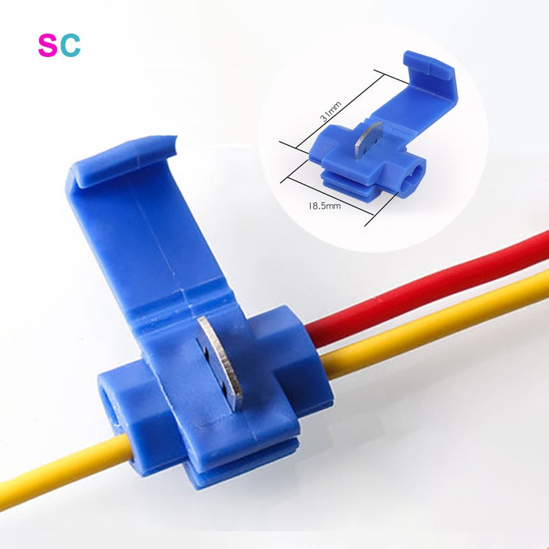 10 uds/20 piezas conector de Cable Scotch Lock Snap AWG22-10 sin romper Cable aislado Crimp empalme rápido terminales eléctricos