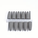 10pcs Silicone Nail Drill Bit Rubber Manicure Drills Electric Rotary Mills Cutter Cuticle Polishing Tools Nail Salon Accessories