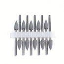 10pcs Silicone Nail Drill Bit Rubber Manicure Drills Electric Rotary Mills Cutter Cuticle Polishing Tools Nail Salon Accessories