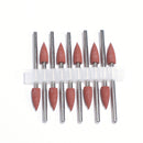 10pcs Silicone Nail Drill Bit Rubber Manicure Drills Electric Rotary Mills Cutter Cuticle Polishing Tools Nail Salon Accessories