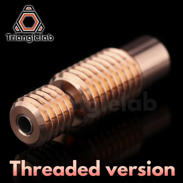 Trianglelab Bi-Metal Heatbreak Bimetal Heat Break para E3D V6 HOTEND bloque calefactor para Prusa i3 MK3 Break 1,75 MM filamento suave