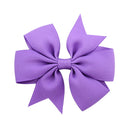 1 pcs Colors Solid Grosgrain Ribbon Bows Clips Hairpin Girl&