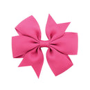 1 pcs Colors Solid Grosgrain Ribbon Bows Clips Hairpin Girl&