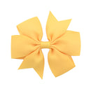 1 pcs Colors Solid Grosgrain Ribbon Bows Clips Hairpin Girl&