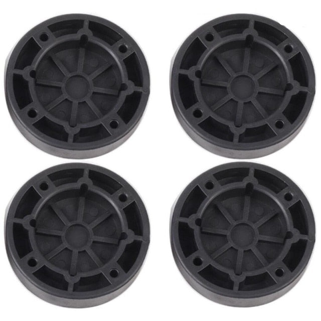 4pcs Runde Waschmaschine Universal stoßfest Fußpolster Gummimatte Klimaanlage Kühlschrank Basis fixiert rutschfeste Fußpolster