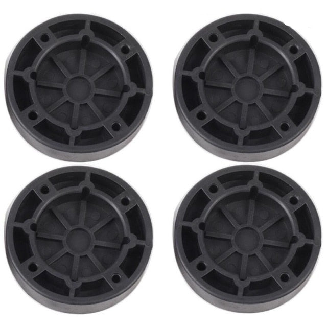 4pcs Round Washing Machine Universal Shockproof Foot Pad Rubber Mat Air Conditioner Refrigerator Base Fixed Non-slip Foot Pad