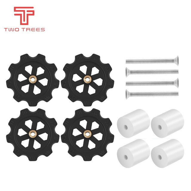 High Temperature Silicone Solid Spacer Hot Bed Leveling Column  For CR-10 CR10S Ender-3 PRO Prusa I3  3D Printer Parts