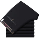 ICPANS Stretch Formal DressTrousers For Men Summer Straight Classic Men's Total Freedom Relaxed Classic Fit Flat Front Pant