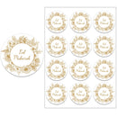 24/48pcs EID Mubarak Decor Stickers Ramadan Mubarak Decoration Islam Muslim Festival Favor Gifts Labels HAJJ Ramadan Kareem