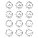 24/48pcs EID Mubarak Decor Stickers Ramadan Mubarak Decoration Islam Muslim Festival Favor Gifts Labels HAJJ Ramadan Kareem