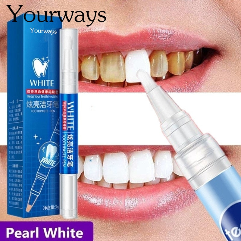 YOURWAYS Magic Natural Teeth Whitening Gel Pen Oral Care Remove Stains Cleaning Tools
