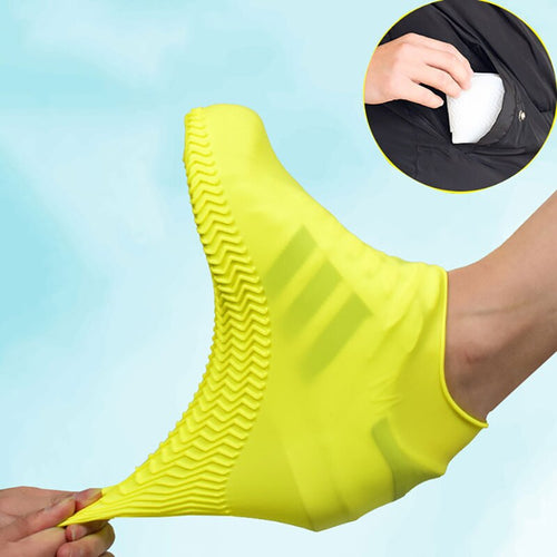 VIP LINK Wasserdichte Überschuhe Silikonmaterial Unisex Schuhe Protektoren Regenstiefel Drop Shipping