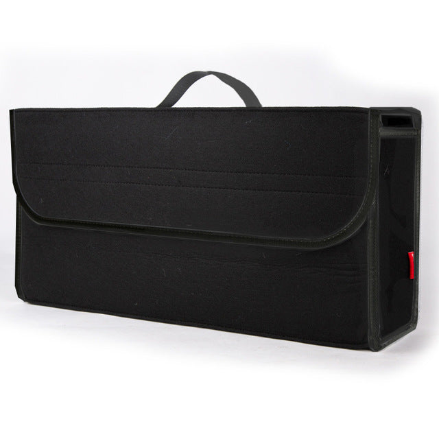 KAWOSEN Portable Foldable Car Trunk Organizer Felt Cloth Storage Box Case Auto Interior Stowing Tidying Container Bags CTOB04