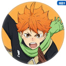 Haikyuu!! Cosplay Badges Hinata Shoyo Brooch Pins Anime Volleyball Boy Button Badge Collection Gift  for Backpacks Clothes Decor