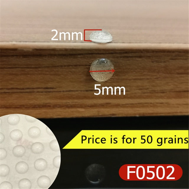 Schranktürpuffer in verschiedenen Größen aus Silikonmaterial für Küchenschränke, selbstklebender Dämpfer für Türstopper
