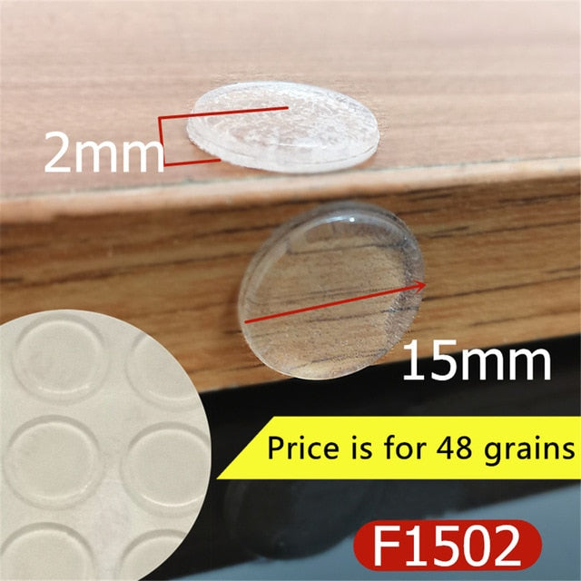 Schranktürpuffer in verschiedenen Größen aus Silikonmaterial für Küchenschränke, selbstklebender Dämpfer für Türstopper