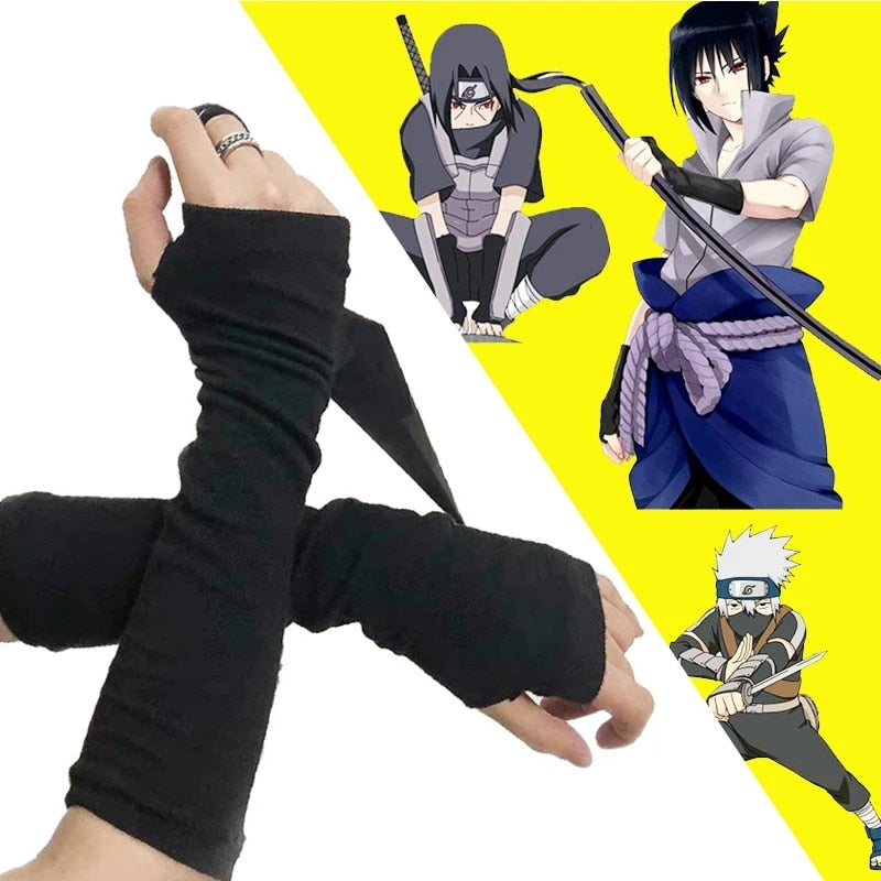 Anime Hokage Glove Cosplay Unisex Ninja Mitten Oversleeve Fashion Uzumaki Warm Gloves