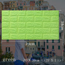 70x38cm 3D Wall Stickers Self Adhesive Foam Brick Room Decor DIY 3D Wallpaper Wall Decor Living Wall Sticker For Kids Room