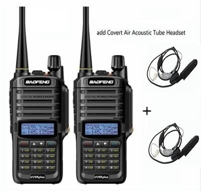 2 uds alta calidad 10W 25km Baofeng UV-9R plus ham radio cb radio comunicador impermeable walkie talkie baofeng uv 9r plus рация
