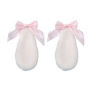 Kawaii Women Girls Hair Clip Cute Rabbit Bunny Plush Lop Ears Hairpin Candy Color Ribbon Bowknot Lolita Cosplay Hair Accessories