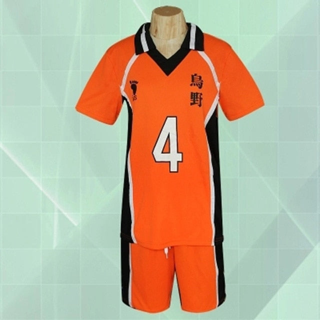 Anime Haikyuu Cosplay Kostüm Karasuno High School Volleyball Club Hinata Shyouyou Kageyama Tobio Sportswear Trikots Uniform