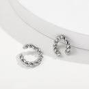 2020 New Fashion Pearl Ear Cuff Bohemia Stackable C Shaped CZ Rhinestone Small Earcuffs Clip Earrings for Women Wedding Jewelry