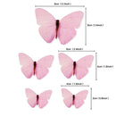 10pcs Happy Birthday Cake Toppers Cake Decoration Handmade Painted Butterfly Cake Topper For Wedding Birthday Party Baby Shower