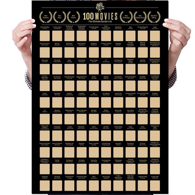 Decoration Home Top 100 Things to Do Dating List Scratch Off Poster Dates Couple Bucket List Valentine's Day Gift For Lovers