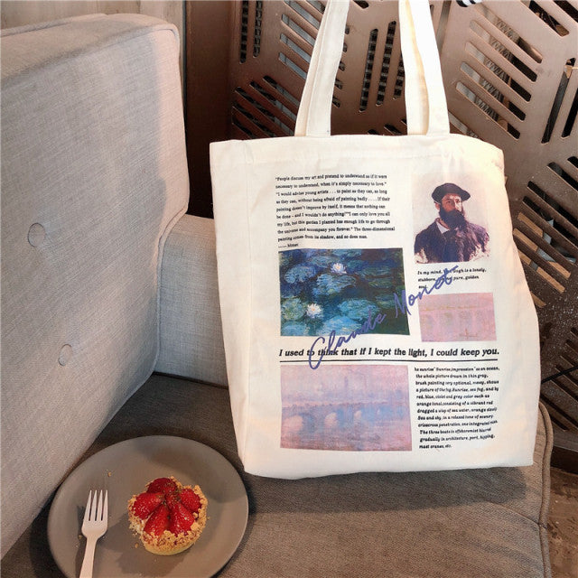 1 bolso de hombro de lona para mujer, bolsos de compras de Alicia en el país de las Maravillas, bolso de libros para estudiantes, bolsos de tela de algodón, bolso de mano para niñas, nuevo 2022