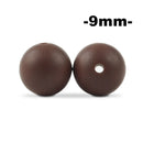 LOFCA 9mm 100pcs Silicone Teething Beads Teether Baby Nursing Necklace Pacifier Clip Oral Care BPA Free Food Grade Colorful