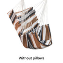 Hammock Portable Beach Chair Hanging Rope Chair Swing Chair Seat for Adults Kids Garden Hammock with Support Indoor Outdoor