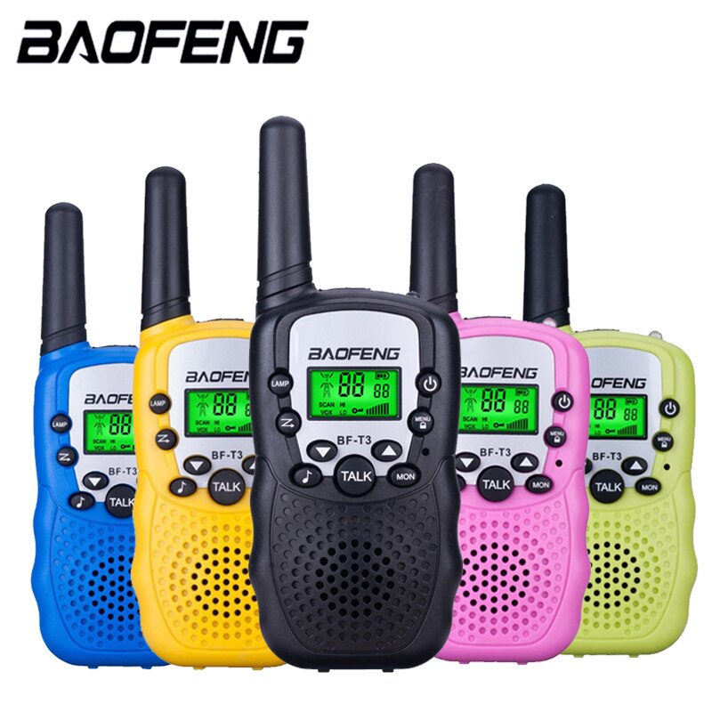 Baofeng BFT3 Walkie Talkie para niños Walkie Talkie BF-T3 Mini Dual Radio PMR Regalo de cumpleaños / Uso familiar / Camping / Regalo de Año Nuevo