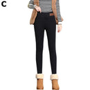 Plush padded kitten lamb velvet black gray leggings high-waisted autumn warm and 2020 winter winter pants women's leggings Q3D4