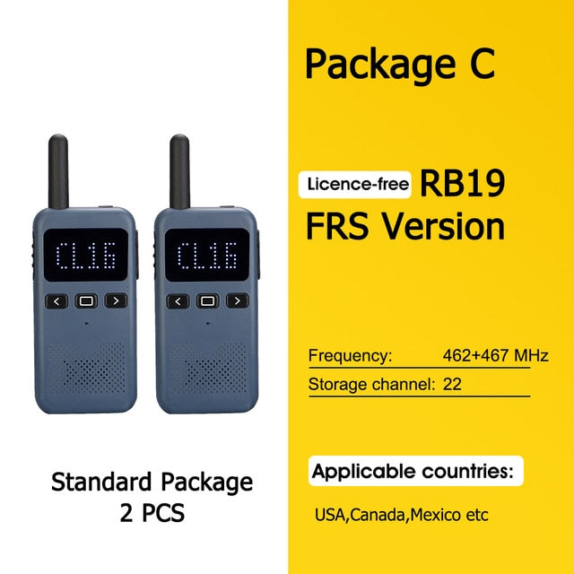 Walkie Talkie Mini Retevis USB Type C Phone RB619 PMR 446 Radio Walkie-Talkies 1 or 2 pcs Two-way Radio Portable radio PTT Hotel