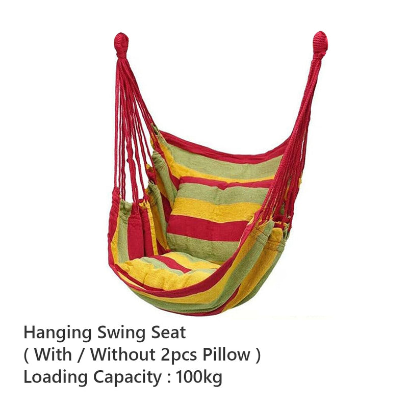 Nordic Style Hängematte Outdoor Indoor Garden Schlafsaal Schlafzimmer Hängesessel für Kinder Erwachsene Swinging Single Safety Chair