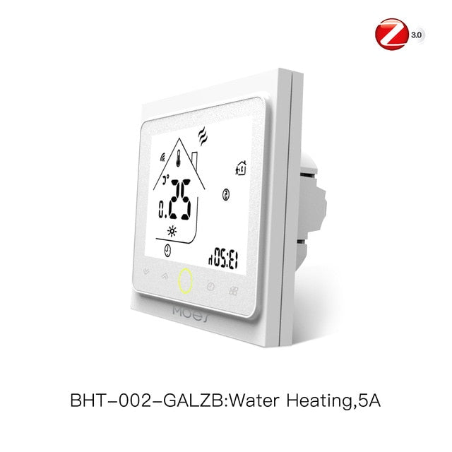 ZigBee Smart Thermostat Temperature Controller Hub Required Water/Electric floor Heating Water/Gas Boiler with Alexa Google Home