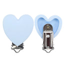 TYRY.HU Round/Heart Silicone Clip 3 Pcs/Set Of Pacifier Clip BPA-Free Silicone Dummy Baby Pacifier Chain DIY Accessories