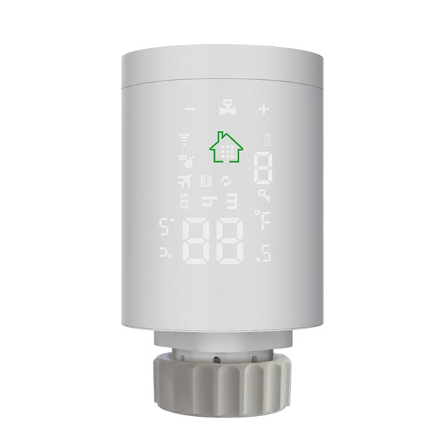 Tuya ZigBee3.0 Smart Radiator Actuator Programmierbares Thermostatisches Heizkörperventil Temperaturregler 2MQTT Einrichtung mit Alexa