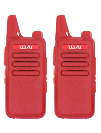 2PCS WLN KD-C1 Walkie Talkie UHF 400-470 MHz 5W Power 16 Channel Kaili MINI handheld Transceiver C1 Two Way Radio