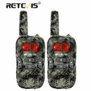 Retevis RT33 Mini Walkie Talkie Kids 2pcs Two-way Radio 0.5W PMR PMR446 Woki Toki With VOX Flashlight Long Range Talkie Walkie