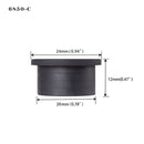 Ojal para cable de escritorio, cubierta de orificio de cable de silicona flexible, organizador de cables, junta redonda blanca