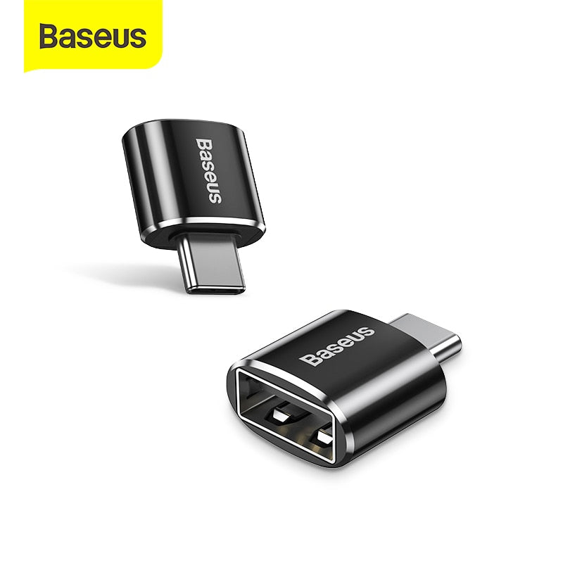 Baseus USB C Adapter OTG Type C to USB  Adapter Type-C OTG Adapter Cable For Macbook Pro Air Samsung S20 S10 USB OTG