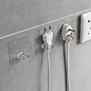 10 Uds. De ganchos para puerta, ganchos adhesivos para pared, transparentes, antideslizantes, sin rastro, resistentes, adhesivos para pared de cocina y baño