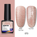 LEMOOC 8.0ml UV Gel Nail Polish Thermal Glitter Gel Polish Color-changing Gel Varnish Nail Art Gel varnish