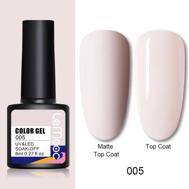 LEMOOC 8,0 ml UV-Gel-Nagellack Thermal Glitter Gel-Nagellack Farbwechsel-Gel-Lack Nail Art Gel-Lack
