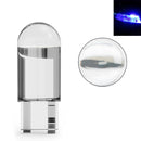 Super Bright 2/10 Pcs W5W 194 T10 LED Glass Housing Cob Car Bulb 6000K White Green Blue Red Wedge License Plate Lamp Dome Light