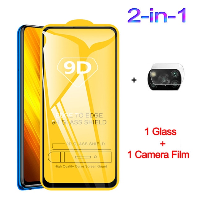 poco x3, tempered glass for poco x3 nfc glass pocophone f2 pro camera protection poko f3 f2 pro xiaomi poco x3 screen protector