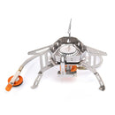 Widesea Wind proof outdoor gas burner camping stove lighter tourist equipment kitchen cylinder propane grill