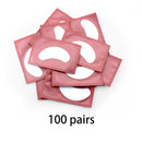 20/50/100 Pairs Patches for Building Hydrogel EyePads Eyelash Extension Paper Stickers Lint Free Under Eye Pads Makeup Supplies